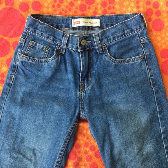 Girls’ Levi 550 Relaxed Straight Leg Jeans - Picture 2 of 3